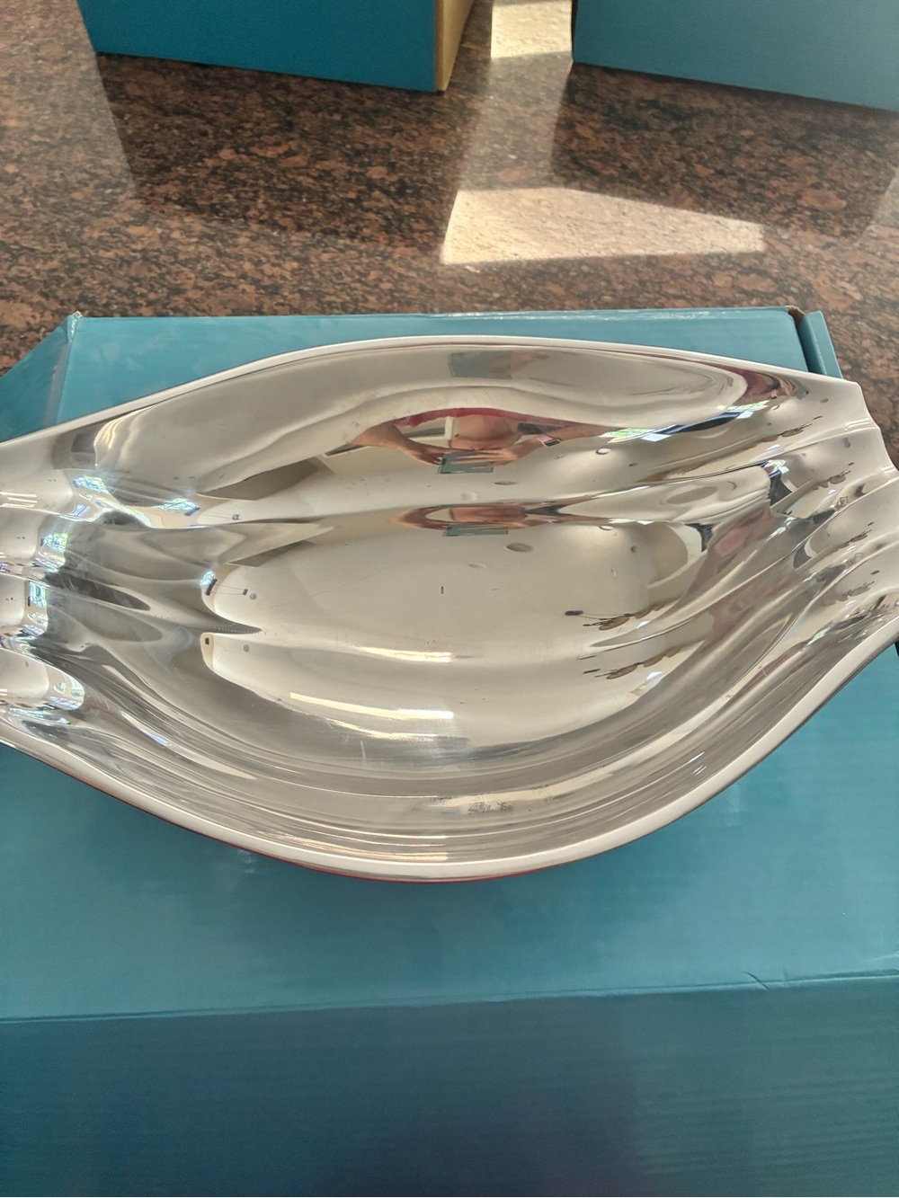 Nambe Drift Serving Bowl Large